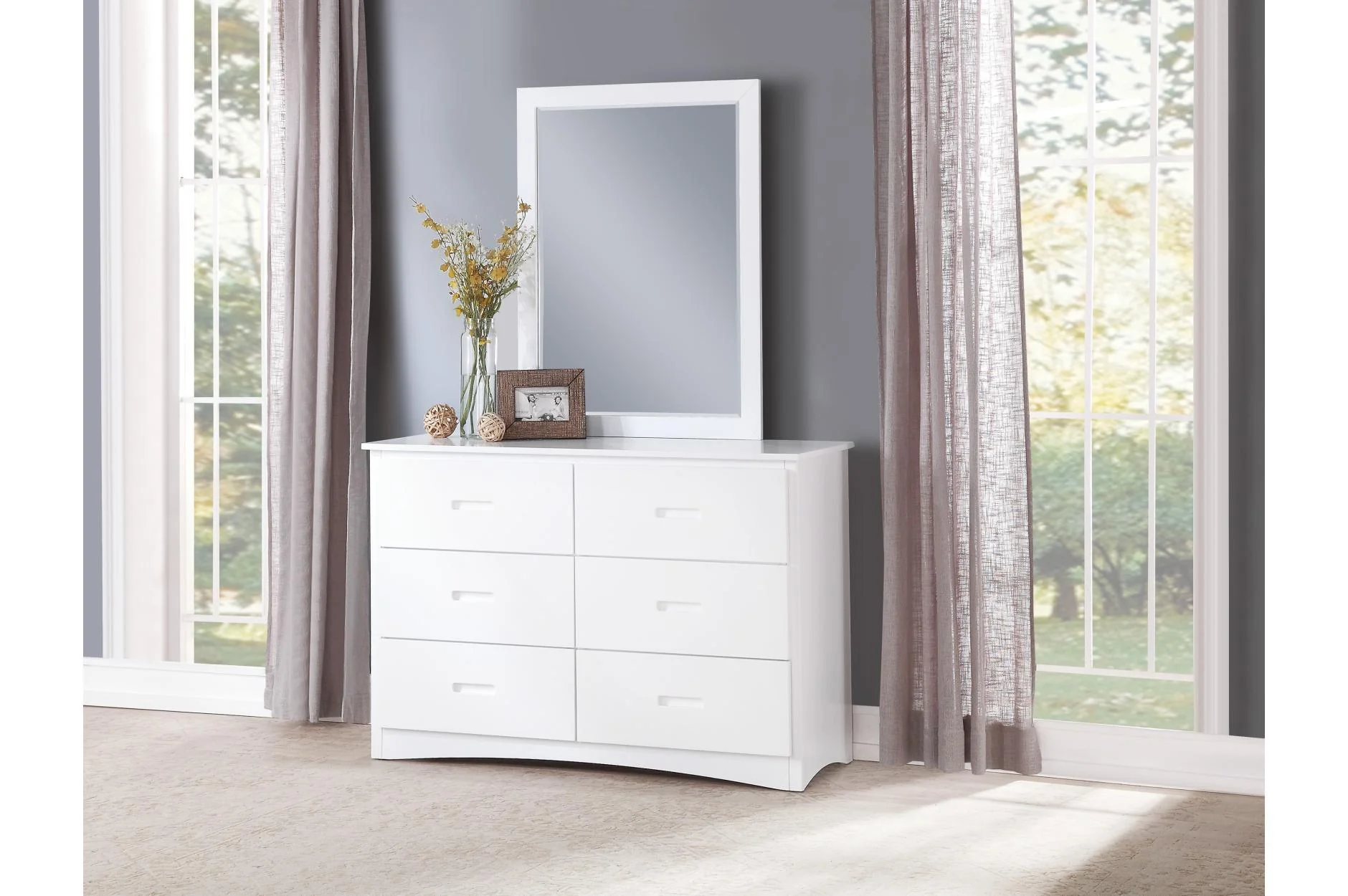 Galen White Twin Over Twin With Storage Stair Steps Bedroom Set - Image 2