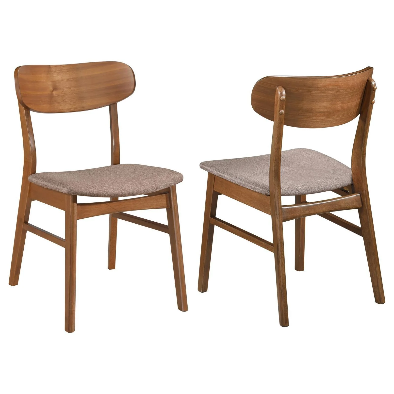Dortch Dining Side Chair Walnut Brown (Set of 2) - Image 1