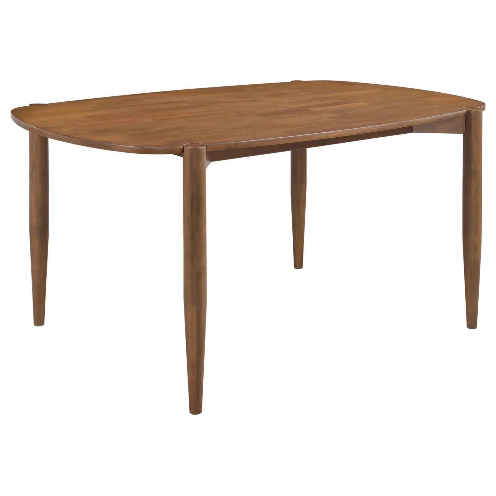 Dortch Oval Solid Wood Dining Table Walnut - Image 1