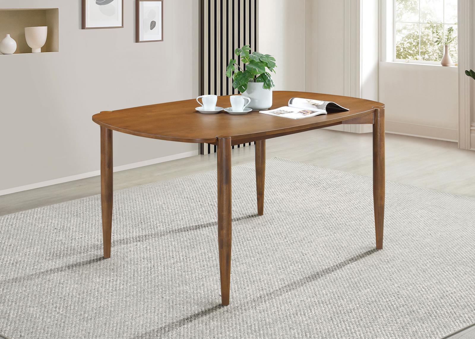 Dortch Oval Solid Wood Dining Table Walnut - Image 2