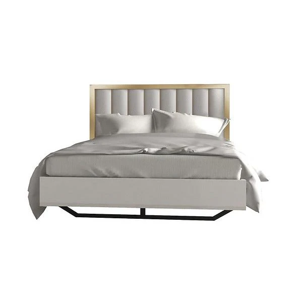 Fiocco Beige Upholstered Italian Bedroom Set - Image 3