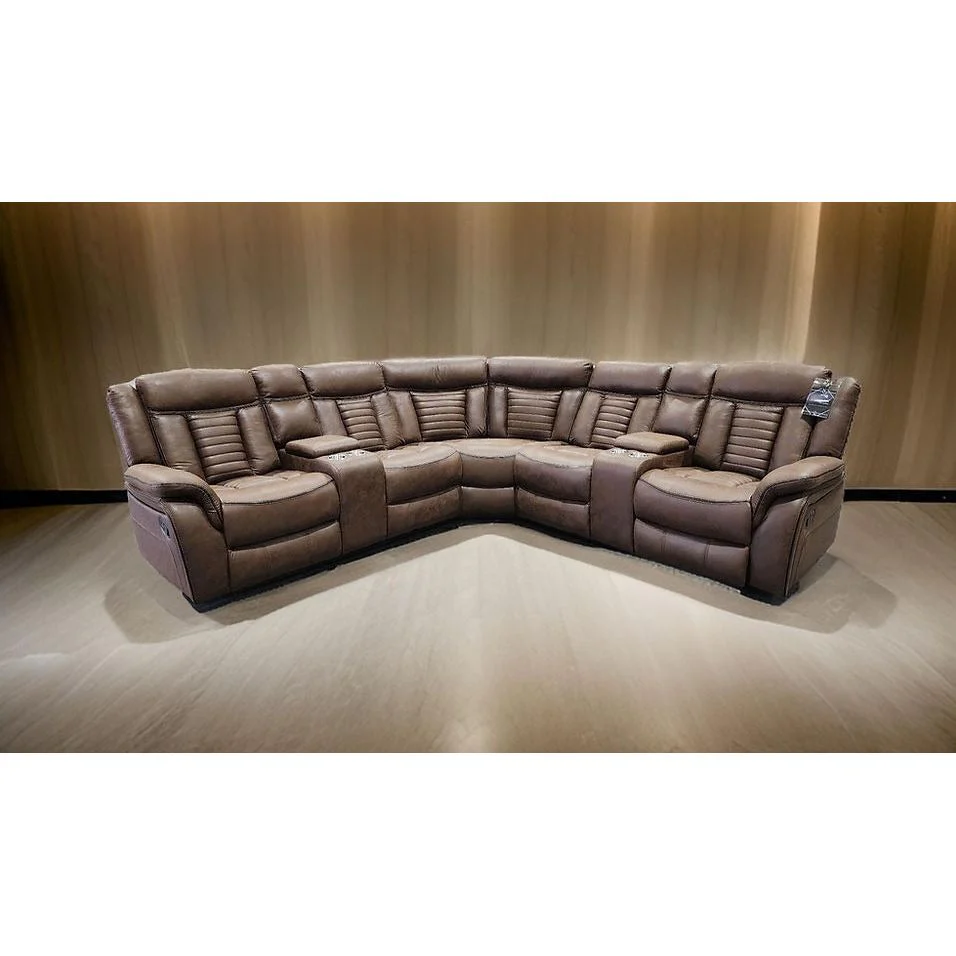 Samuel Brown Reclining Sectional - Image 1