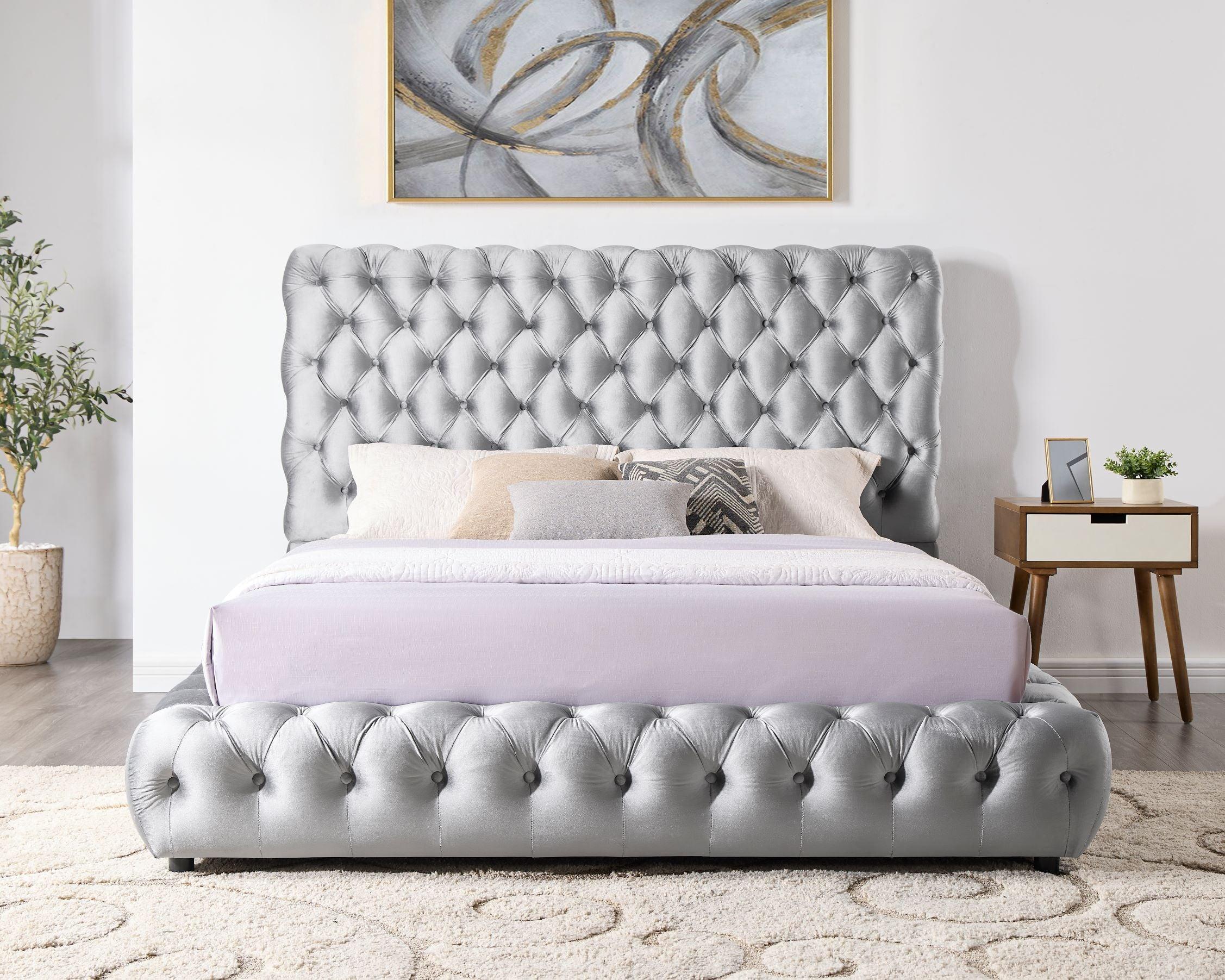 Dream Gray Platform King Bed - Image 2