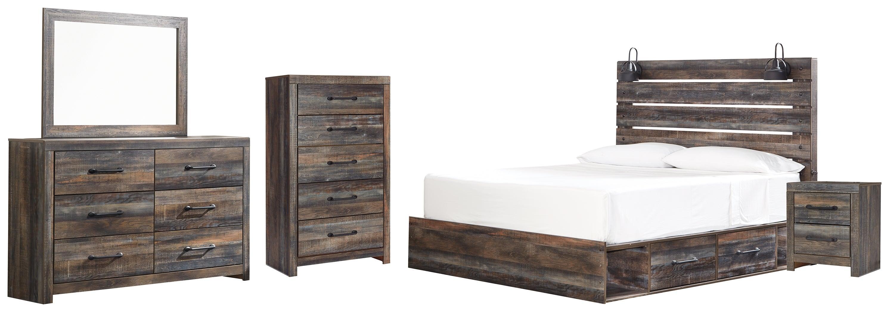 Drystan Multi Panel 2 Storage Bedroom Set - Image 2