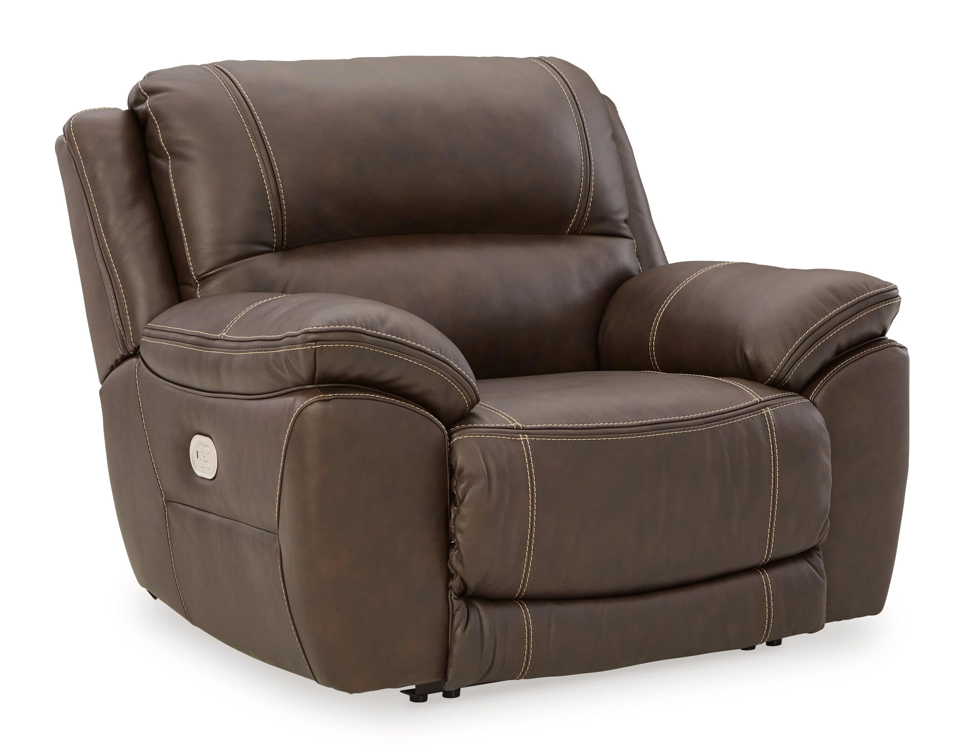 Dunleith Chocolate 6-Piece Sectional With Recliner - Image 3