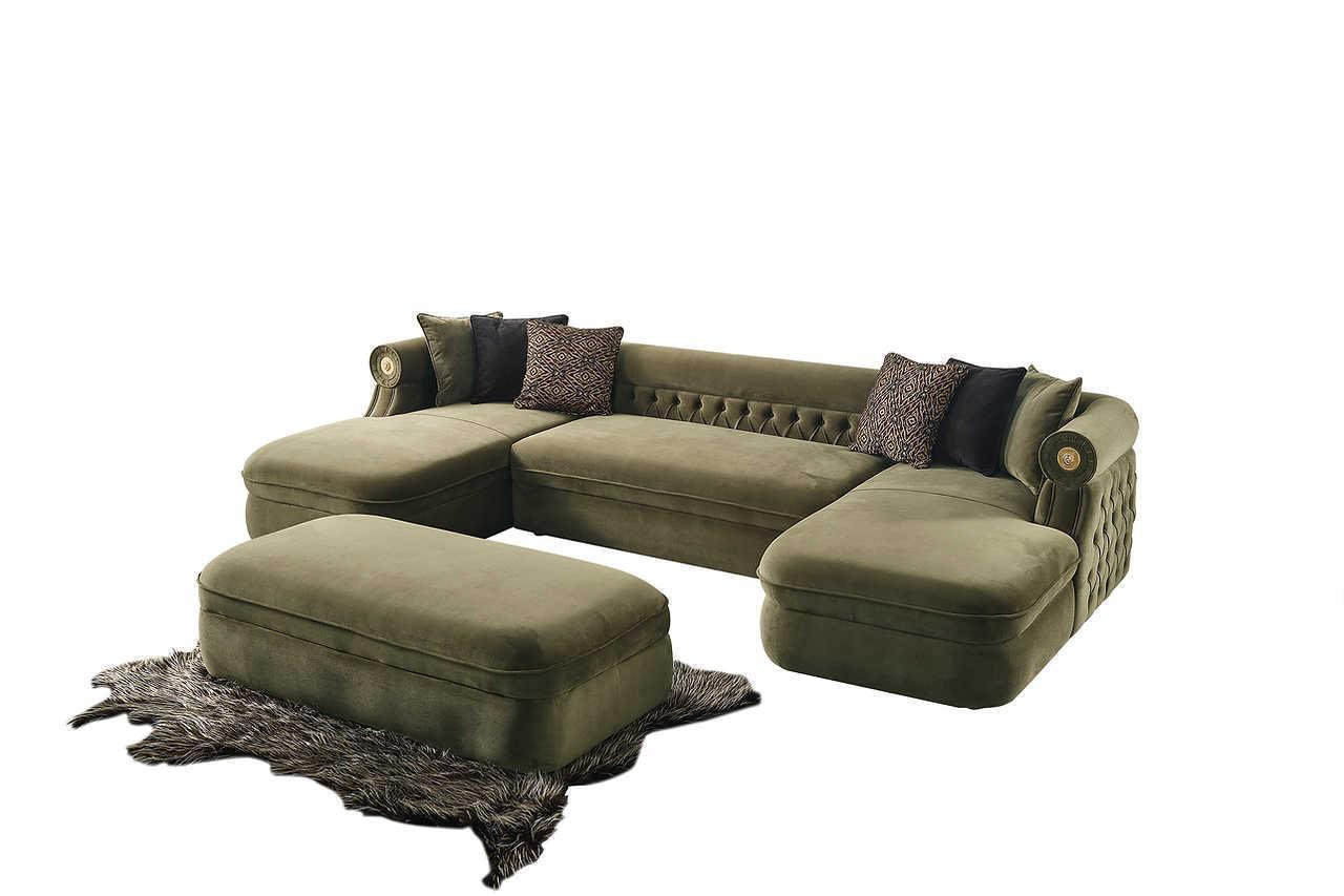 Brooklyn Green Sectional - Image 3
