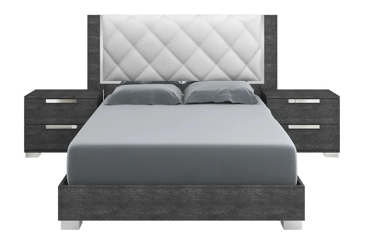 Sarah Rhombus Gray 5-Drawers Chest - Image 3