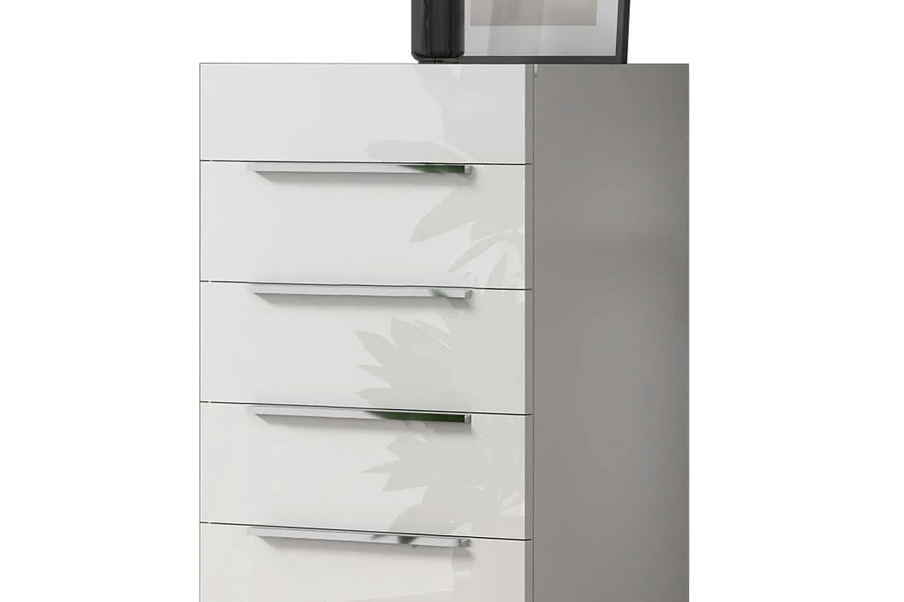 Premium White 5-Drawers Chest - Image 1