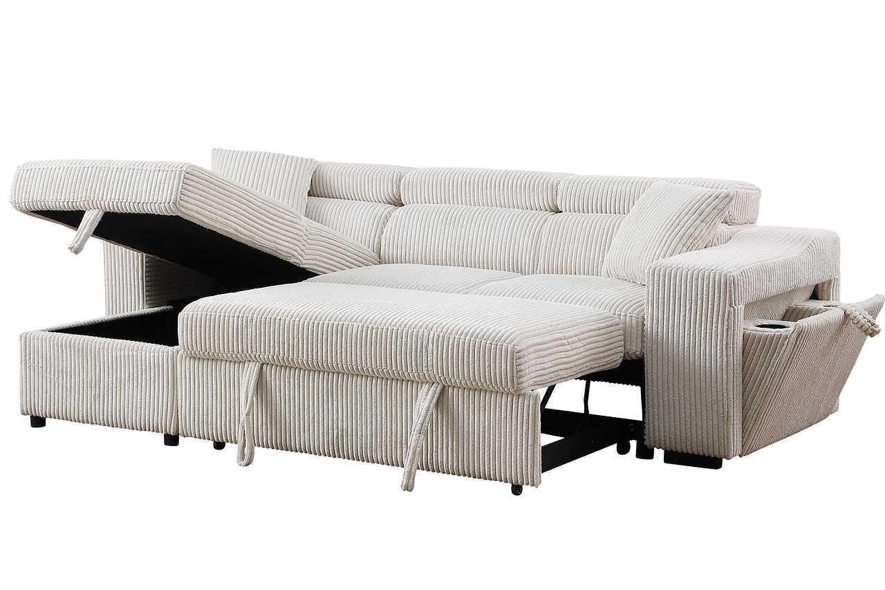 Bonaterra Beige Reversible Sectional - Image 3