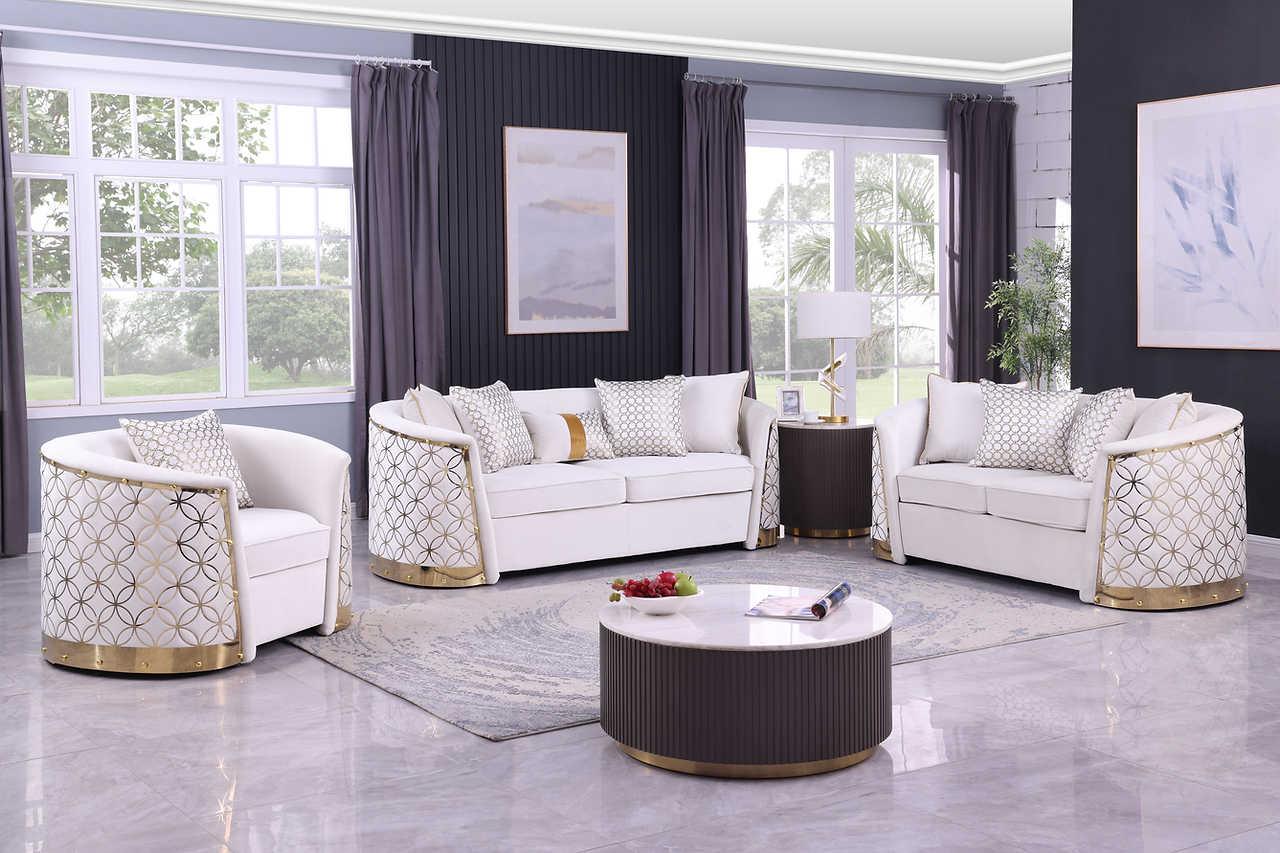Athena Cream Chair - Image 2