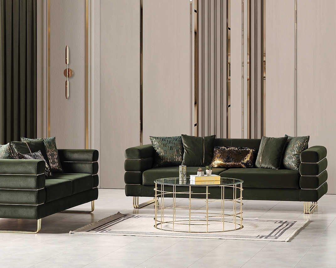 Luma Emerald 2-Piece Living Room Set - Image 1