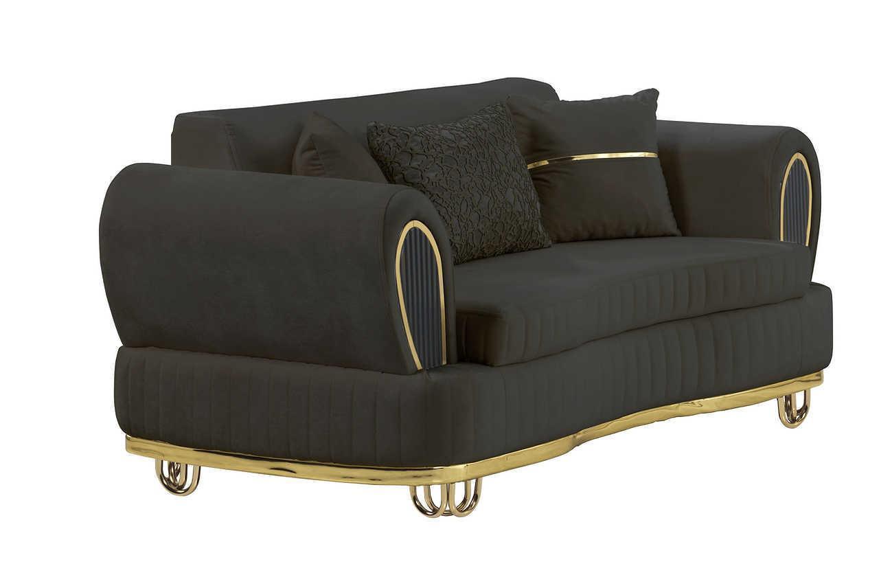 Kelebek Gray Living Room Set - Image 3