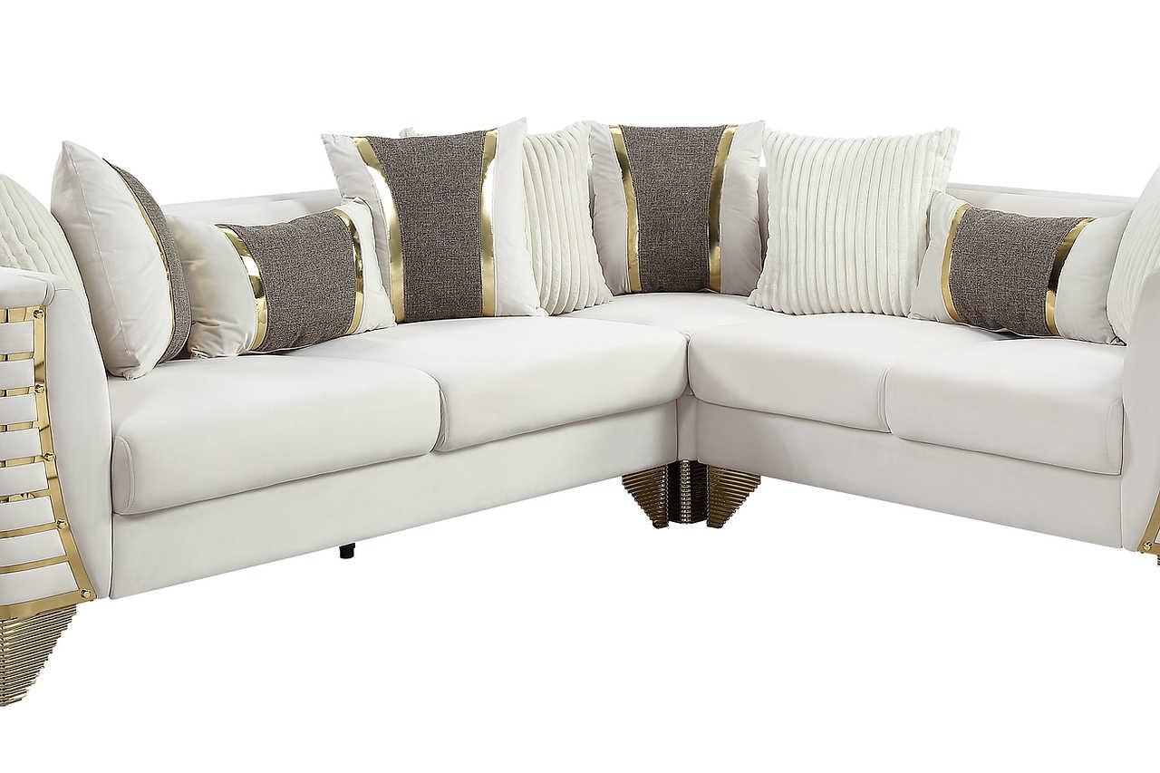 Donovan Cream 3-Piece Sectional - Image 2