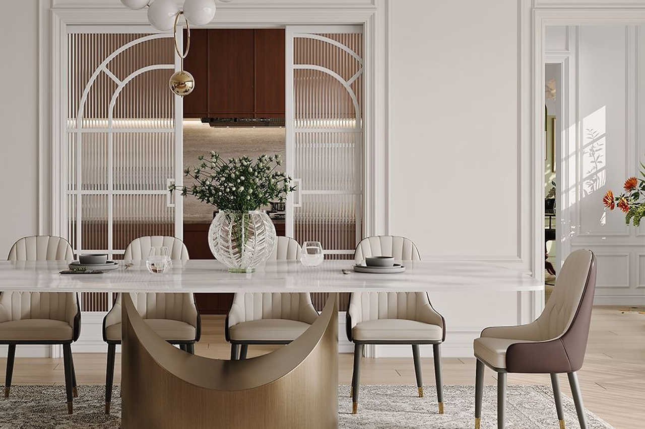 Lexi Glossy White Table - Image 2