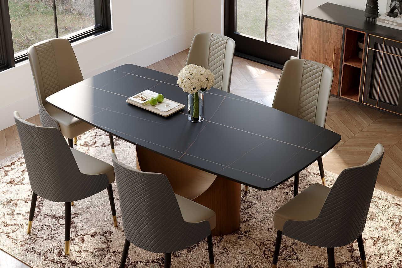 Lexi Matte Sintered Stone Dining Table #1 - Image 3