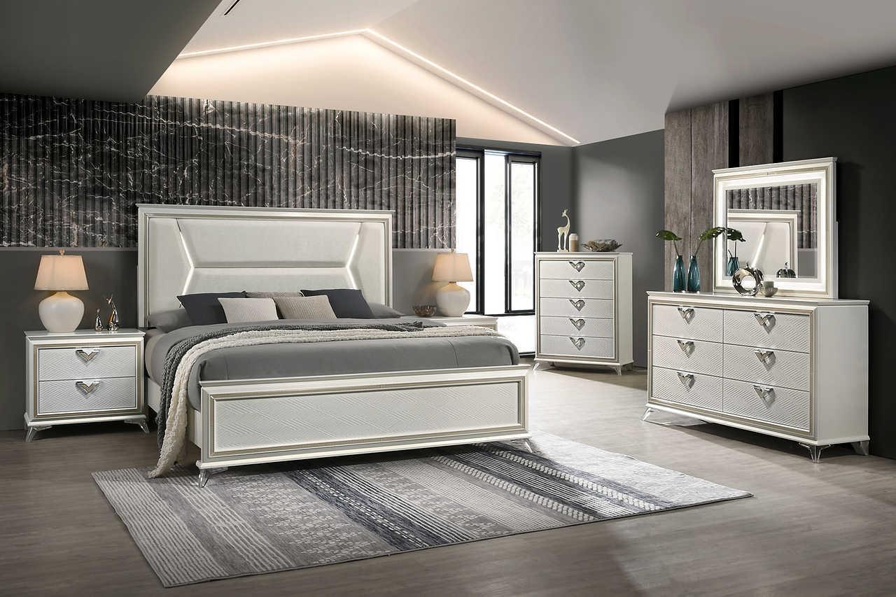 Chiara Majestic Gold Nightstand - Image 3