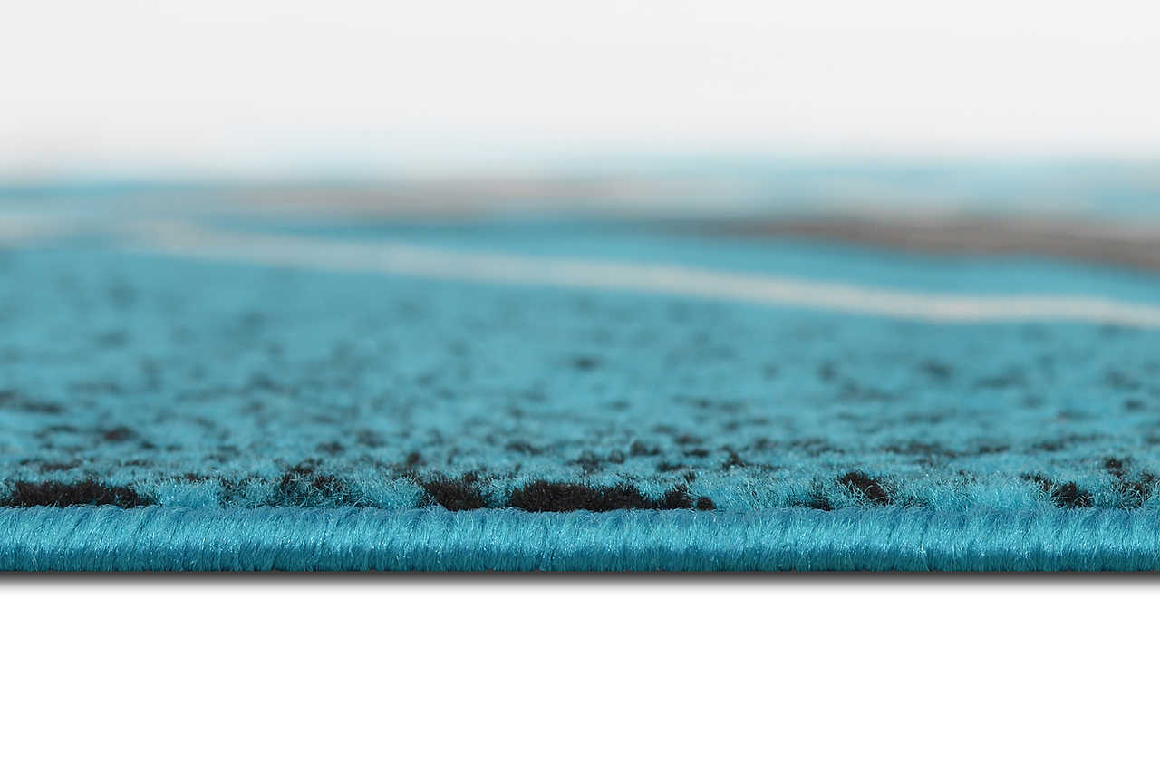 Contempo 42 Turquoise Area Rug - Image 3