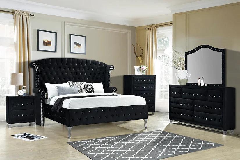 Sofia Black Nightstand - Image 2
