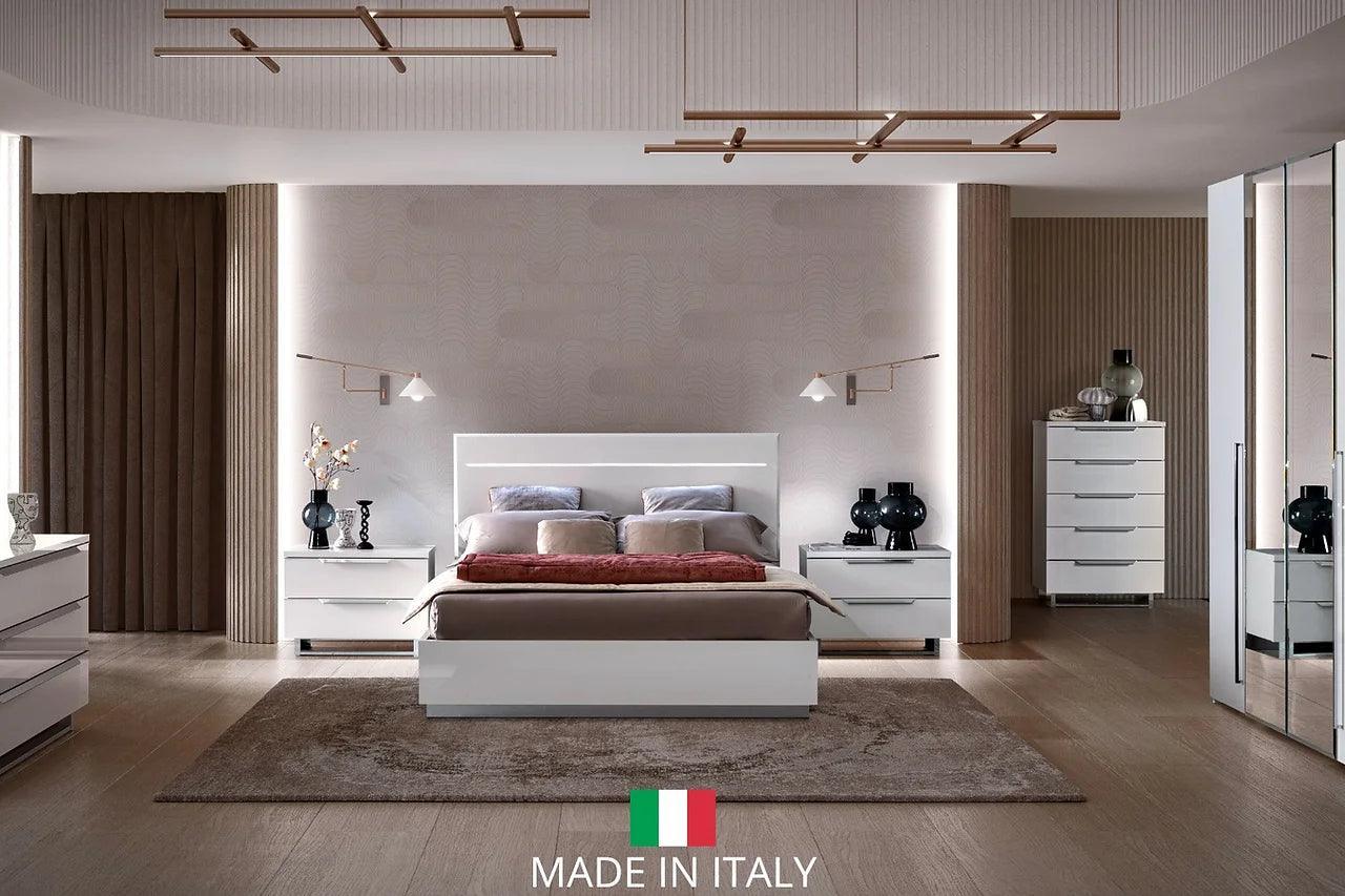 Kimera White LED Bedroom Set - Image 2