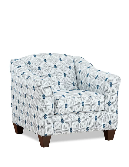 Kelly Indigo Accent Chair - Image 1