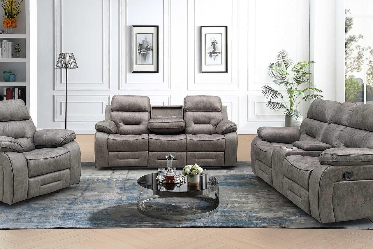 Jenny Grey Reclining Set - Image 3