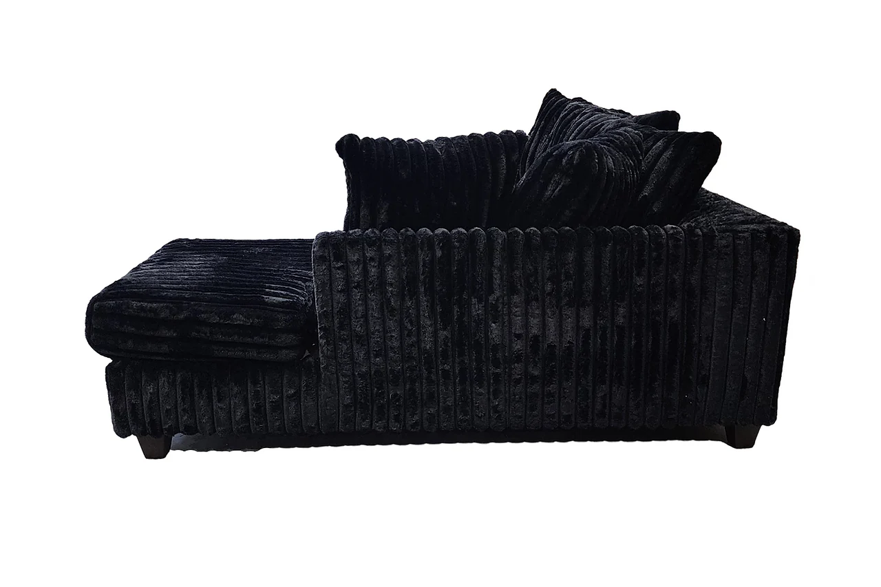 Gia Black 2-Piece Sectional - Image 3