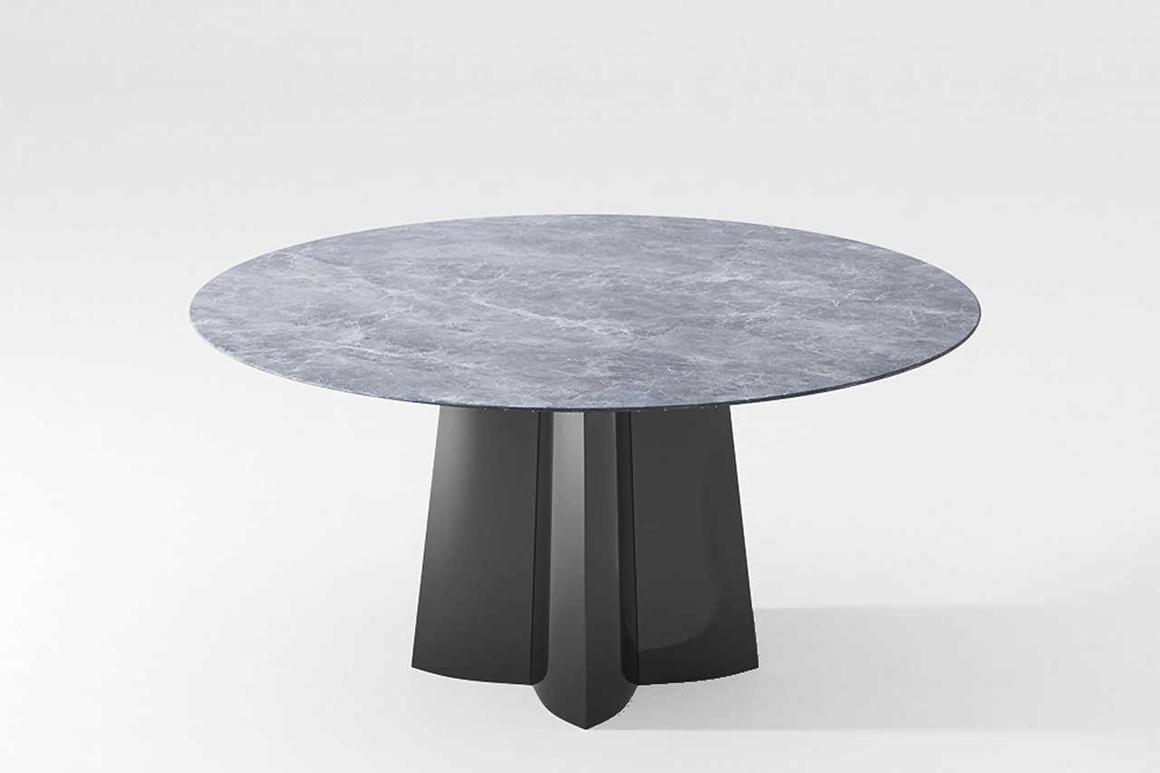 Luxe Faux Marble Dining Table #1 - Image 1