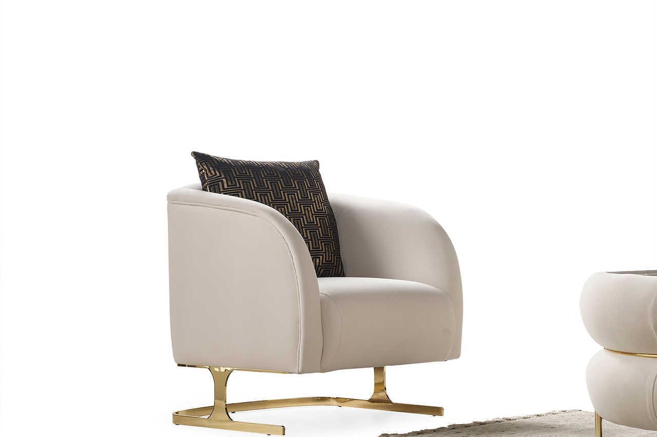 Luma Off White Chair - Image 2