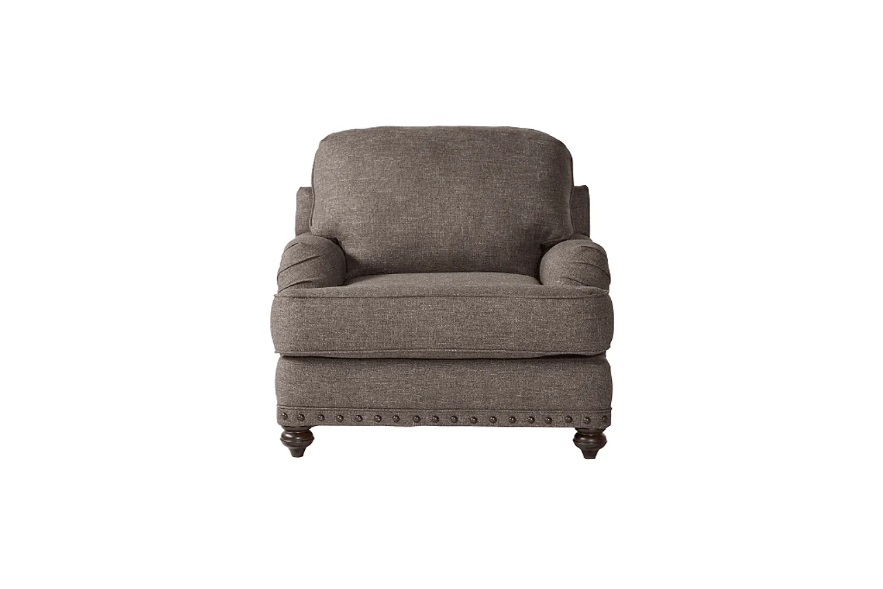 Phineas Driftwood Upholstered Chair - Image 1