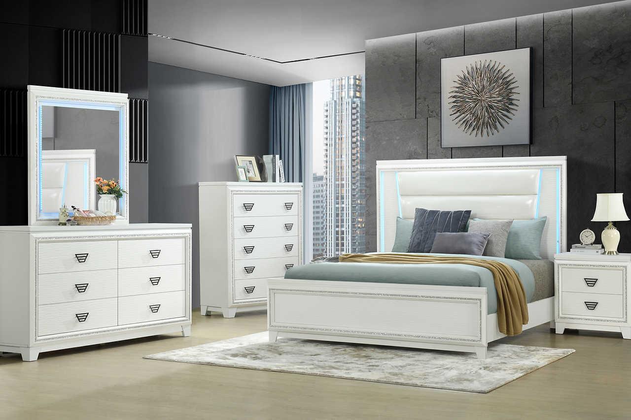 Aanya White Nightstand - Image 2