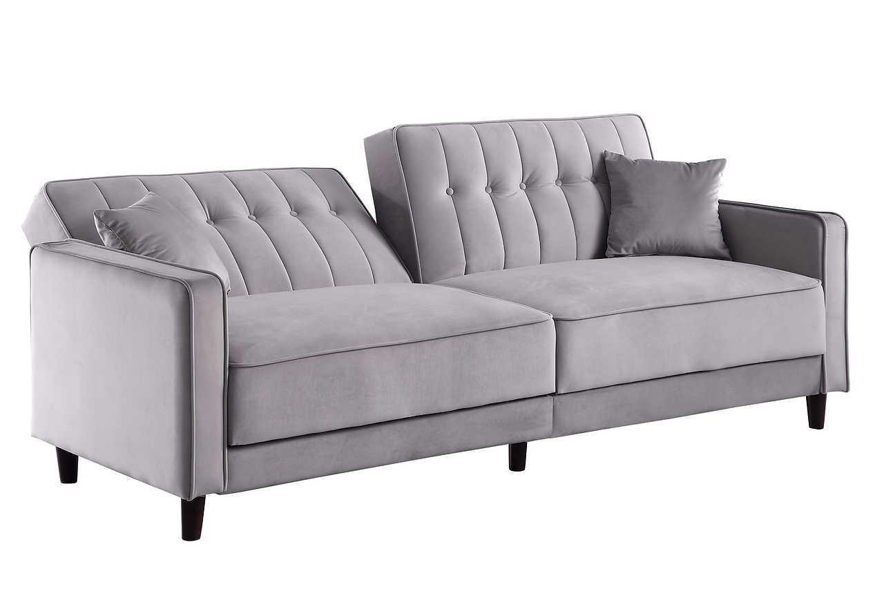 Cozy Gray Sofa Bed - Image 1