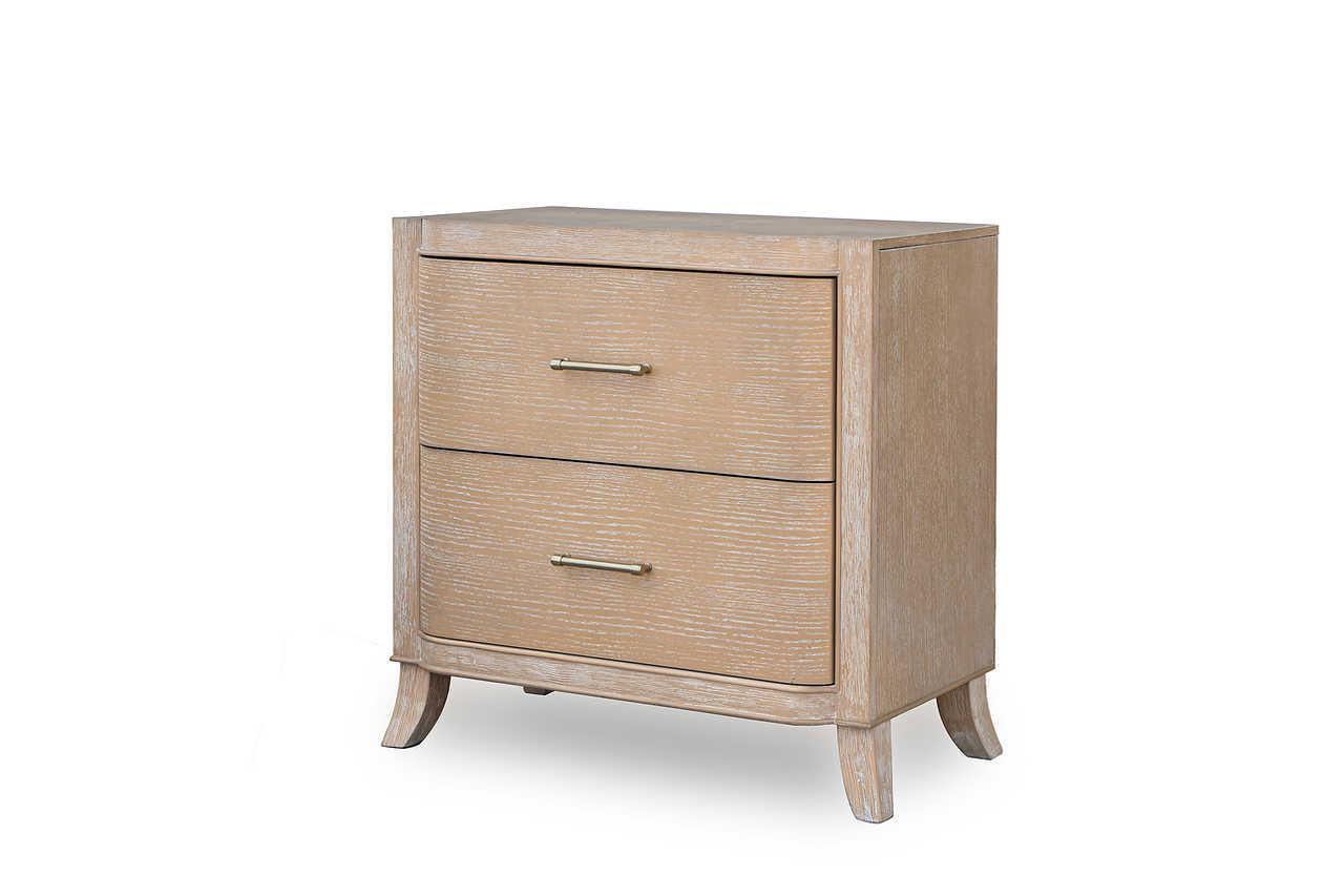 Laguna Light Brown Gray Upholstered Panel Bedroom Set - Image 3
