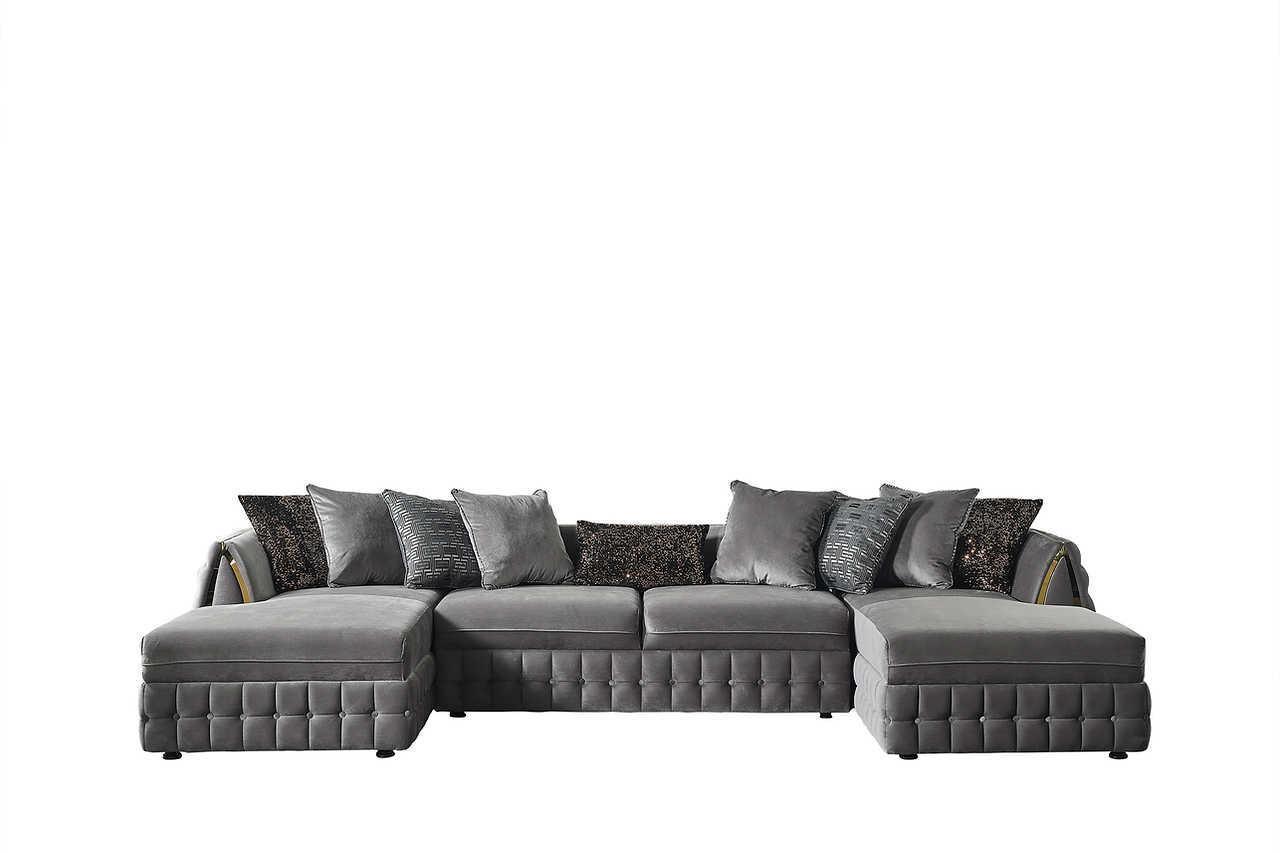 Sicilya Gray Sectional - Image 2