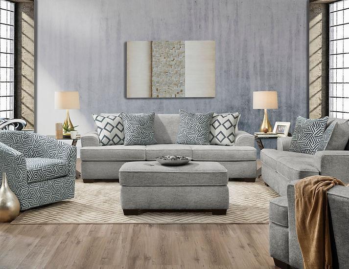 Ritzy Gray Chair - Image 2