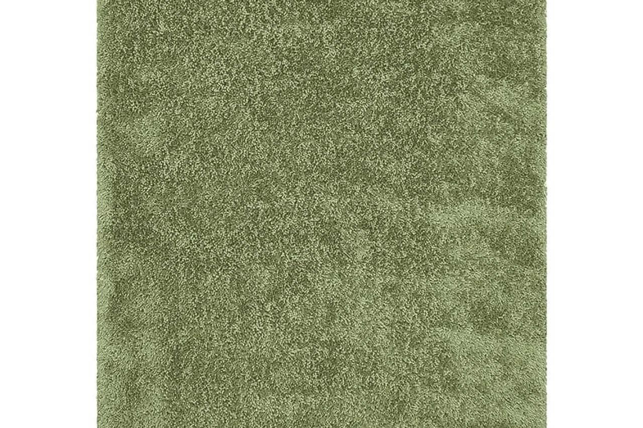 Afro Shag Lime Green Art Silk Shine Rug