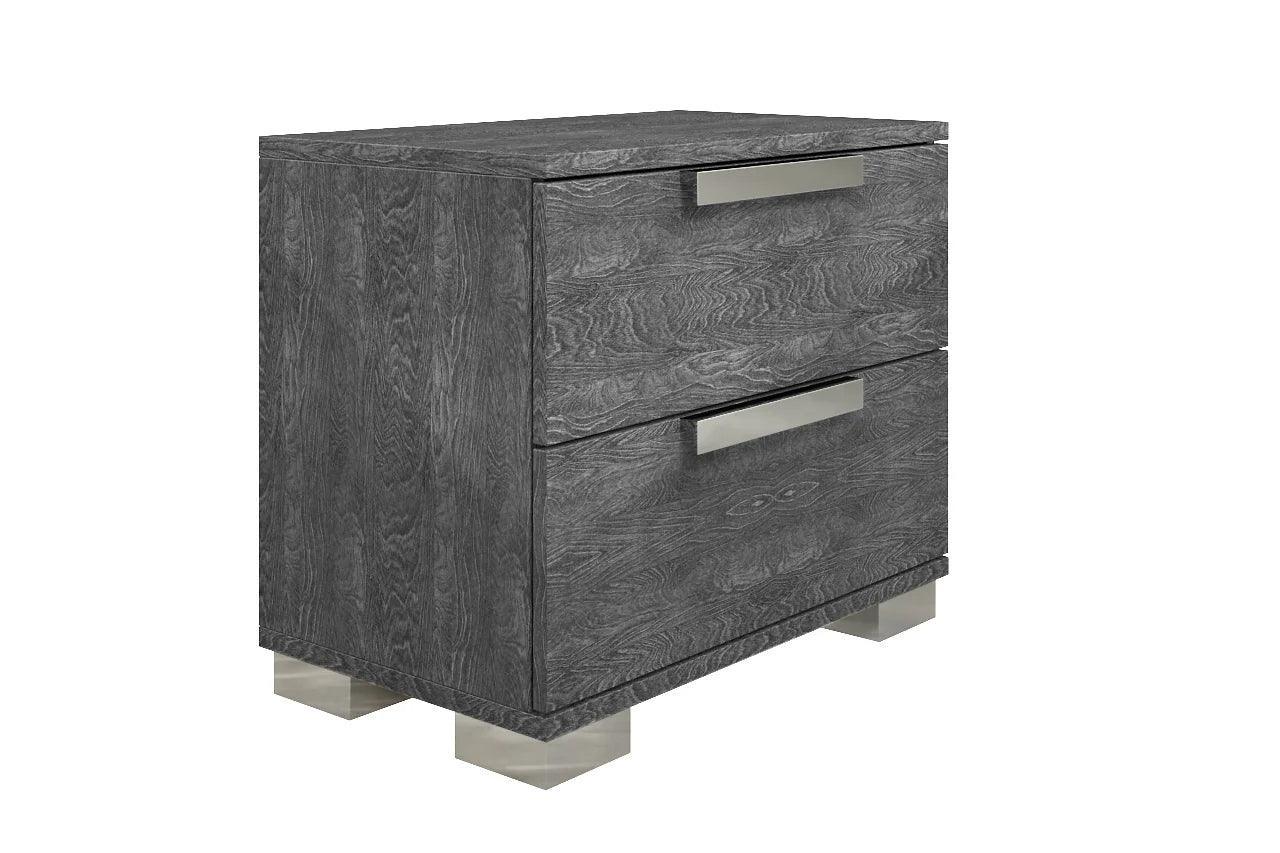 Sarah Geo Ice Fabric LED Panel Bedroom Set - Image 3