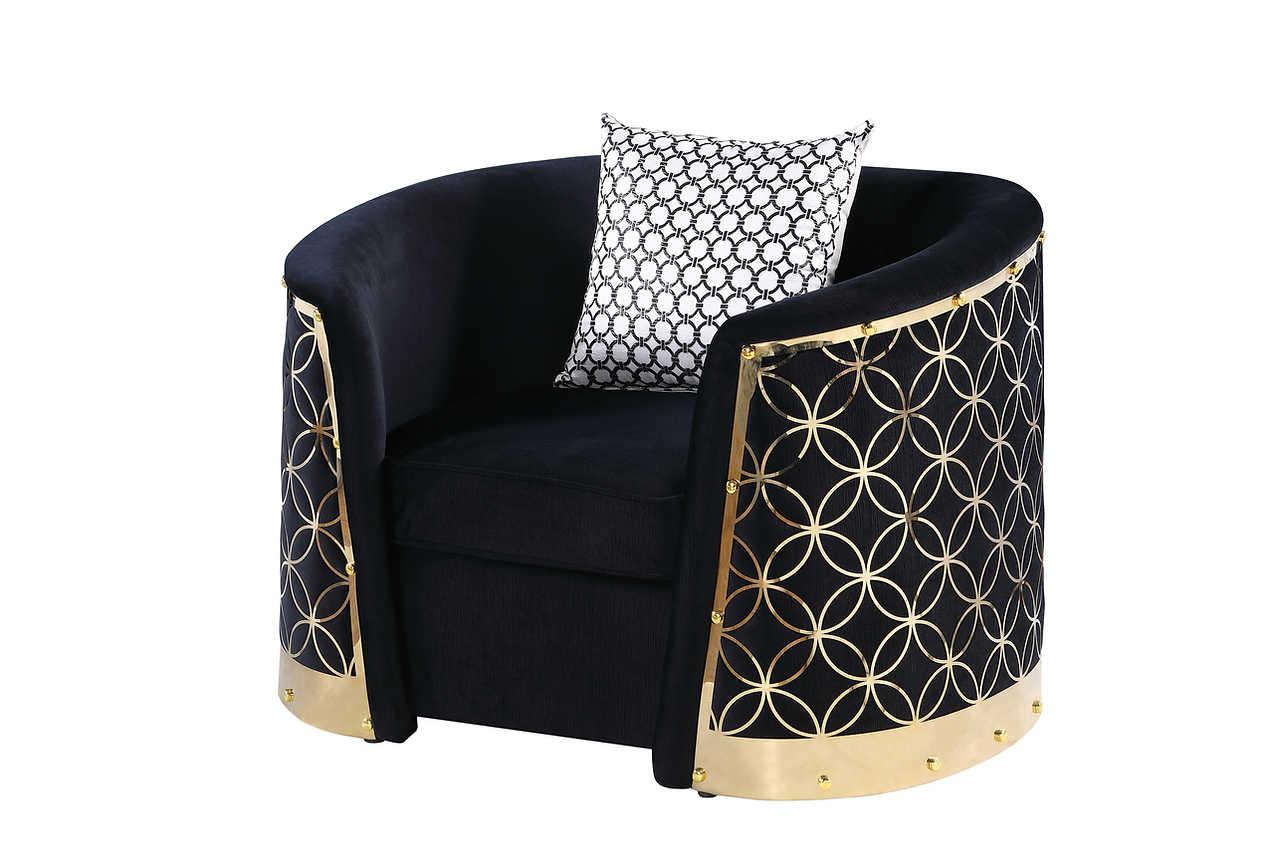 Athena Black Chair - Image 1