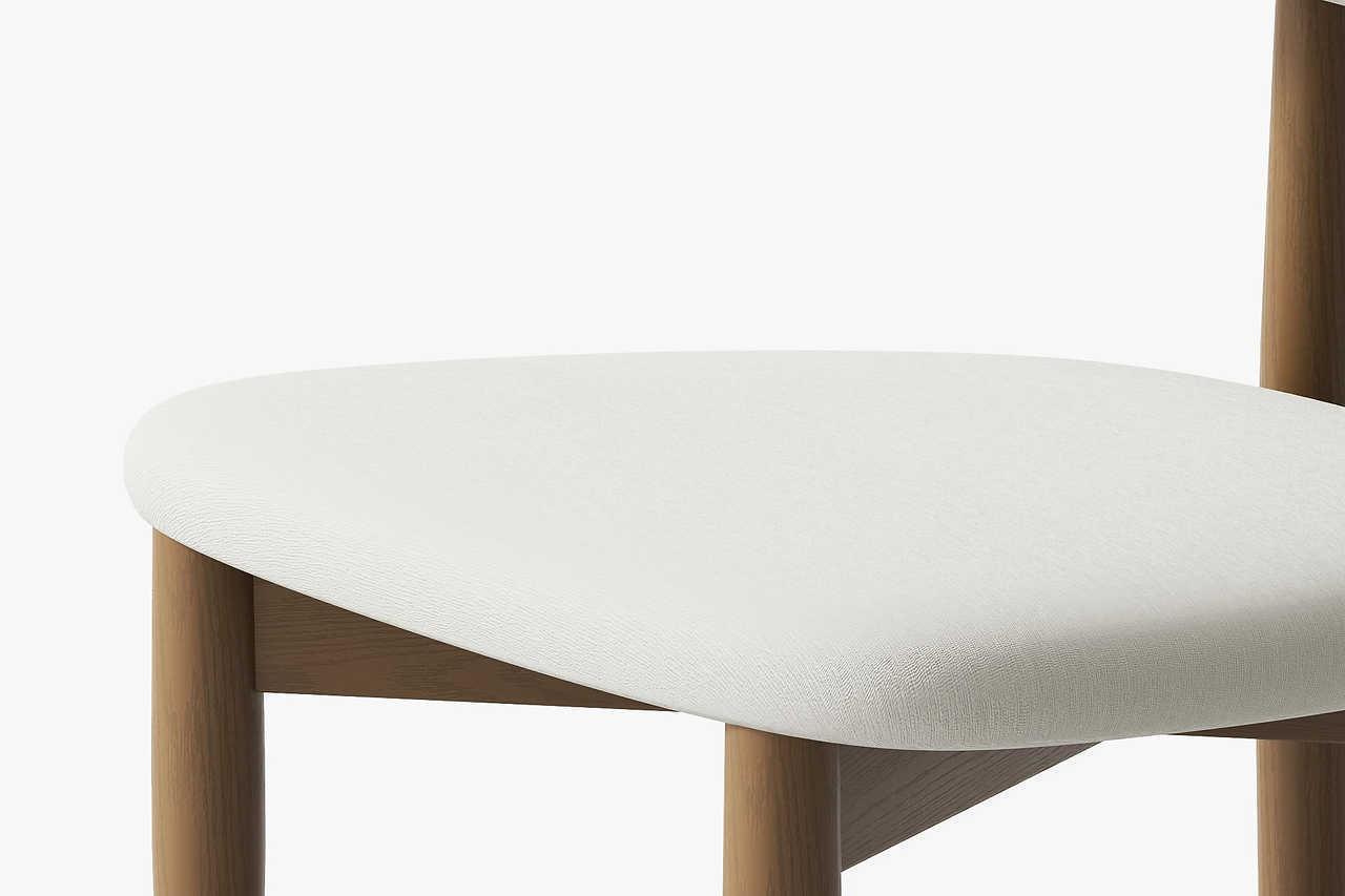 Ash Cream Dining Chair - Image 3