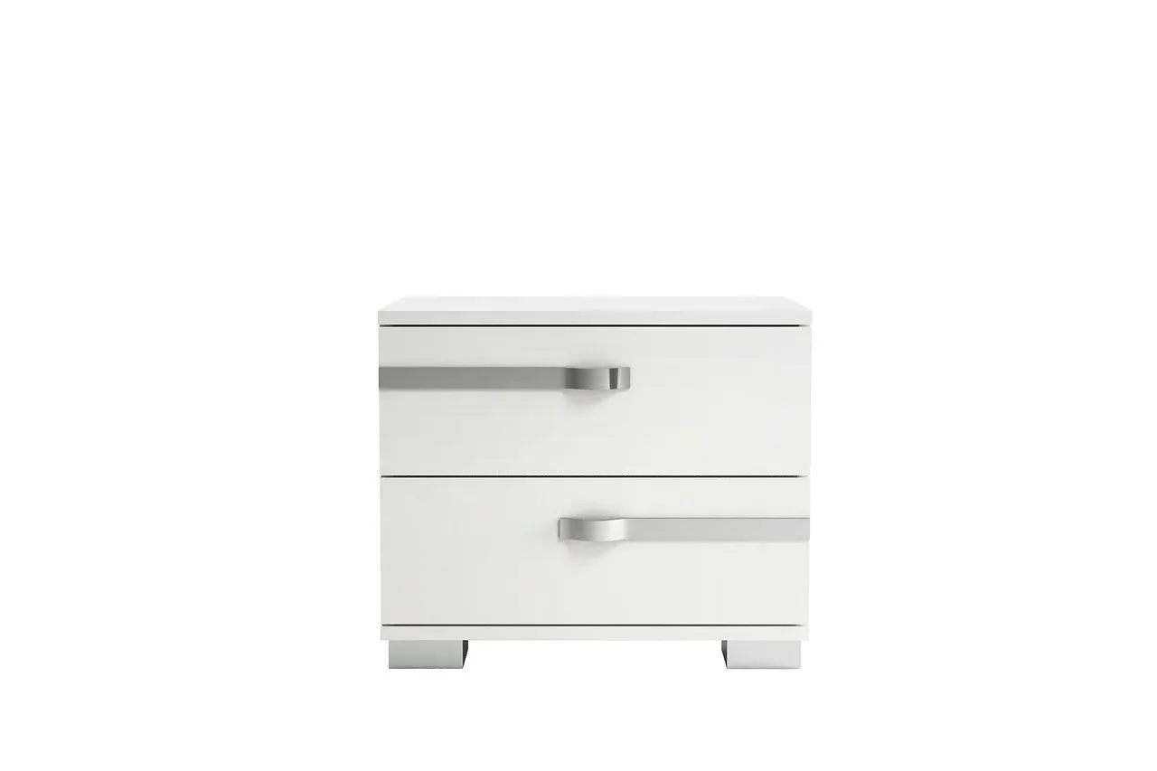Dream Rombi White 2-Drawers Nightstand - Image 1