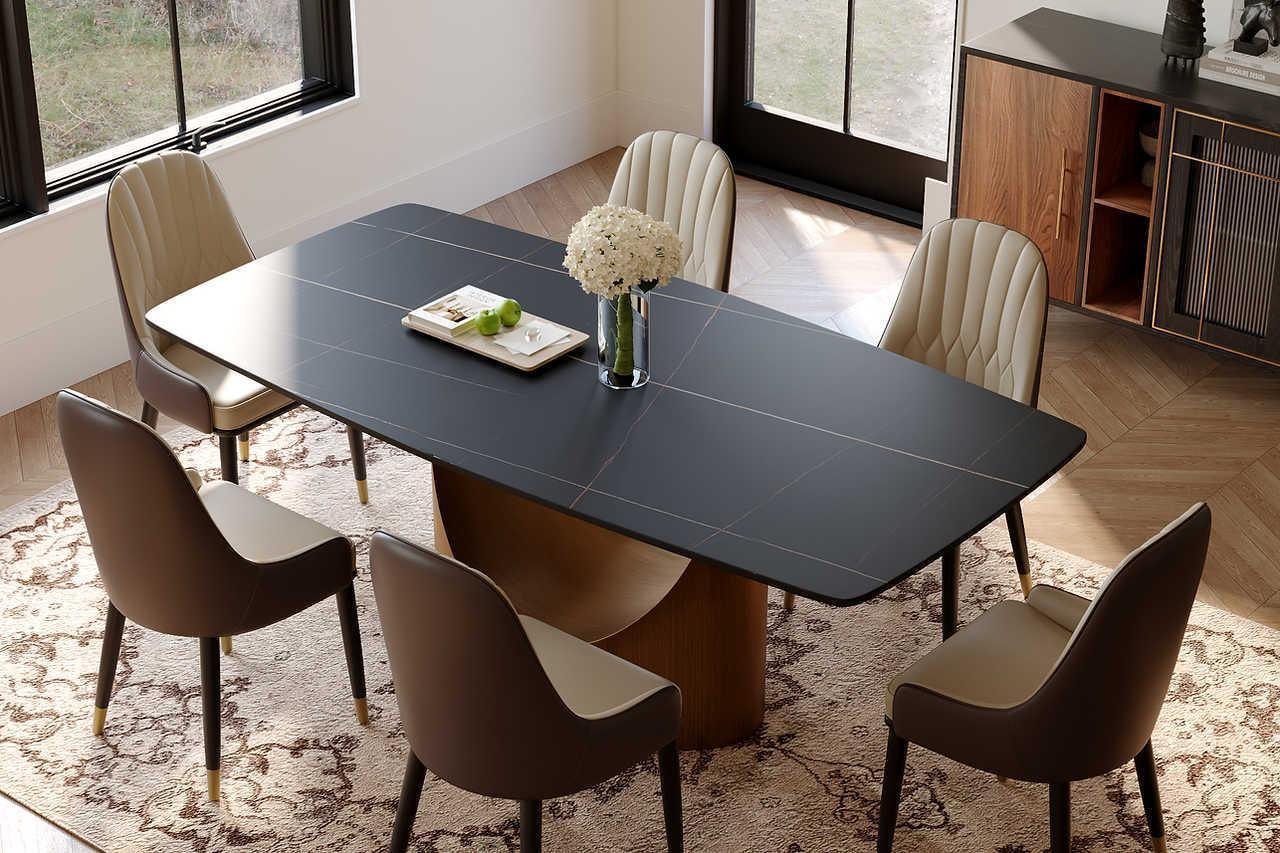 Lexi Matte Sintered Stone Dining Table #2 - Image 3