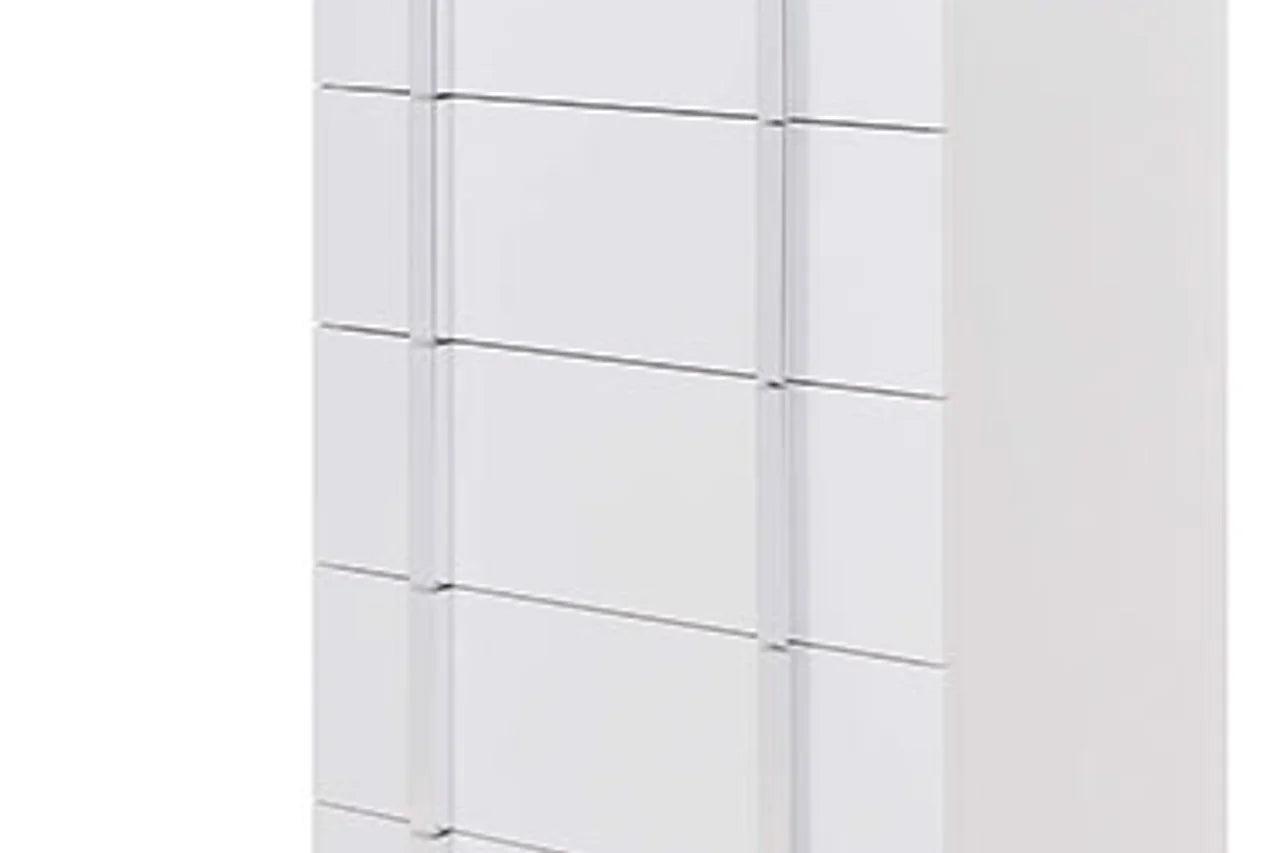 Antonella White 5-Drawers Chest - Image 1