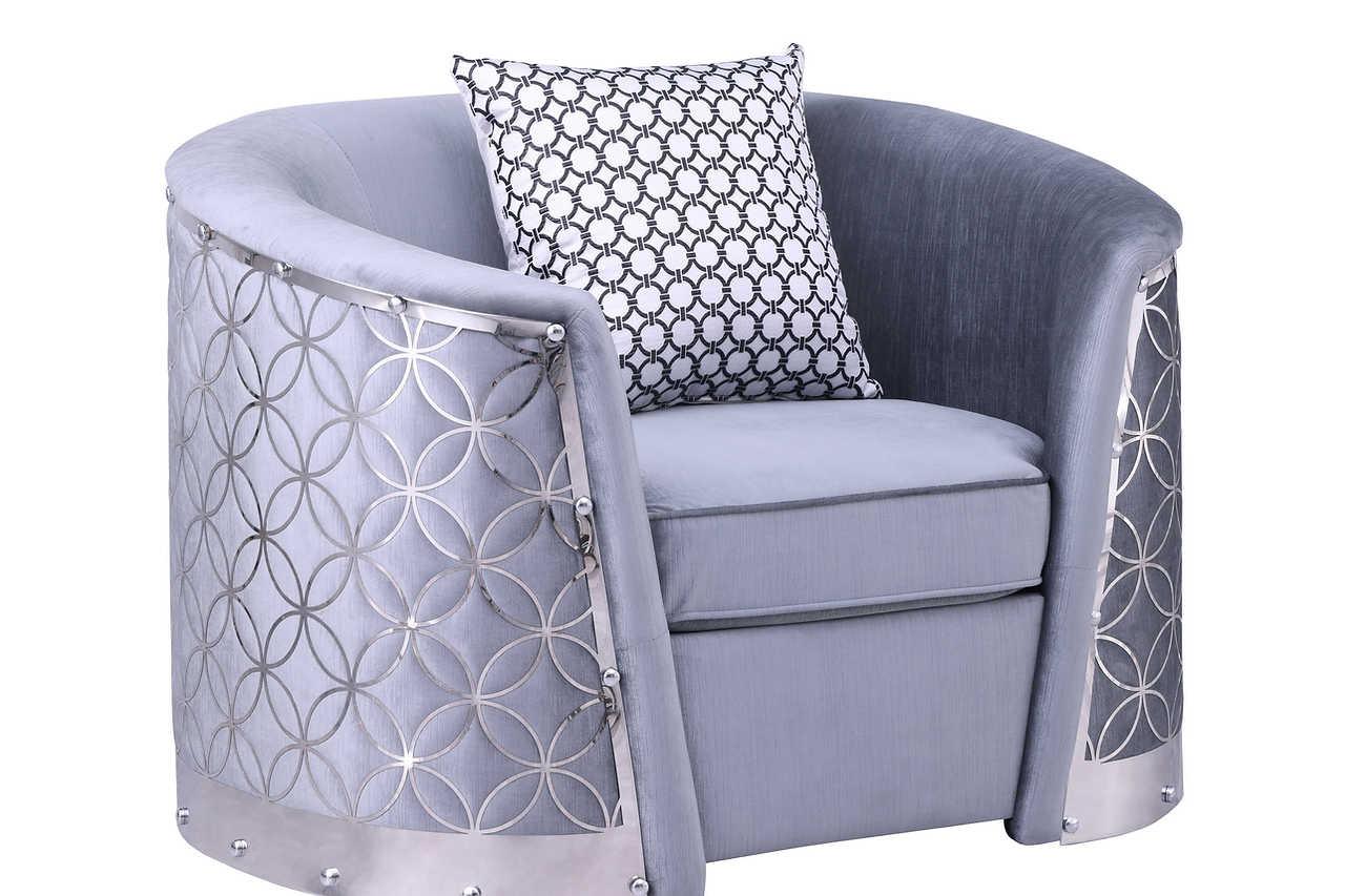Athena Grey Chair - Image 1