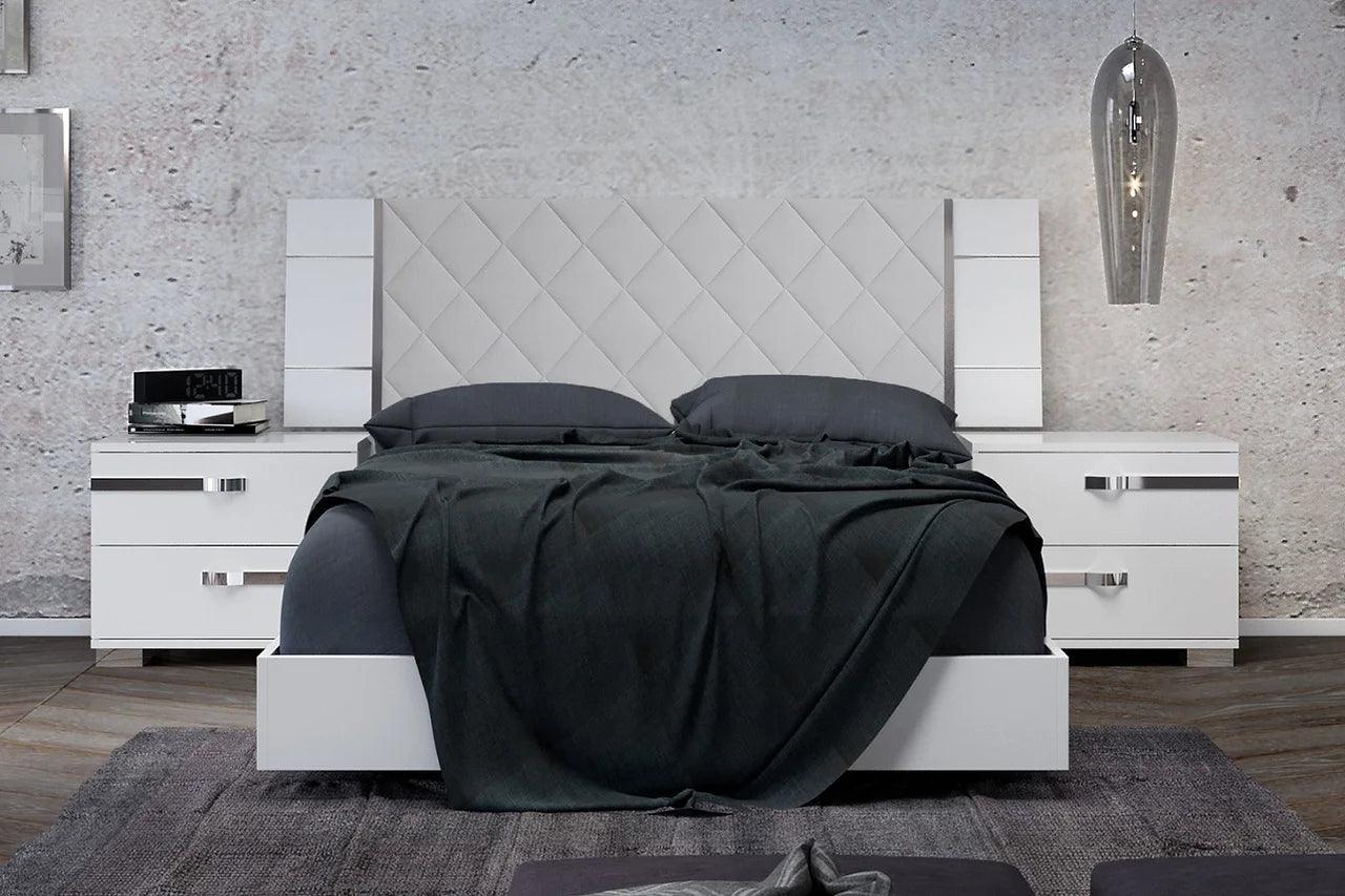 Dream Rombi White 2-Drawers Nightstand - Image 3