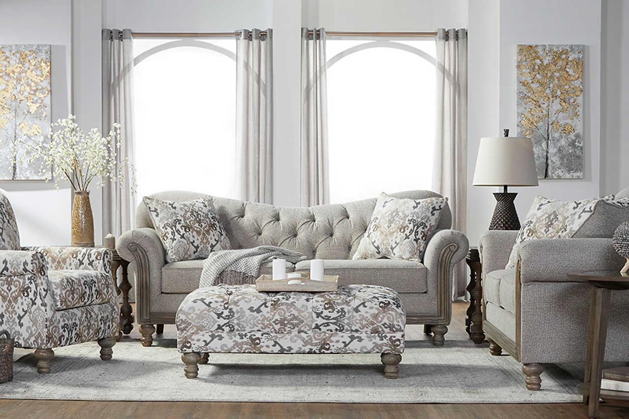 Sandstone Oyster Beige Upholstered Chair - Image 2