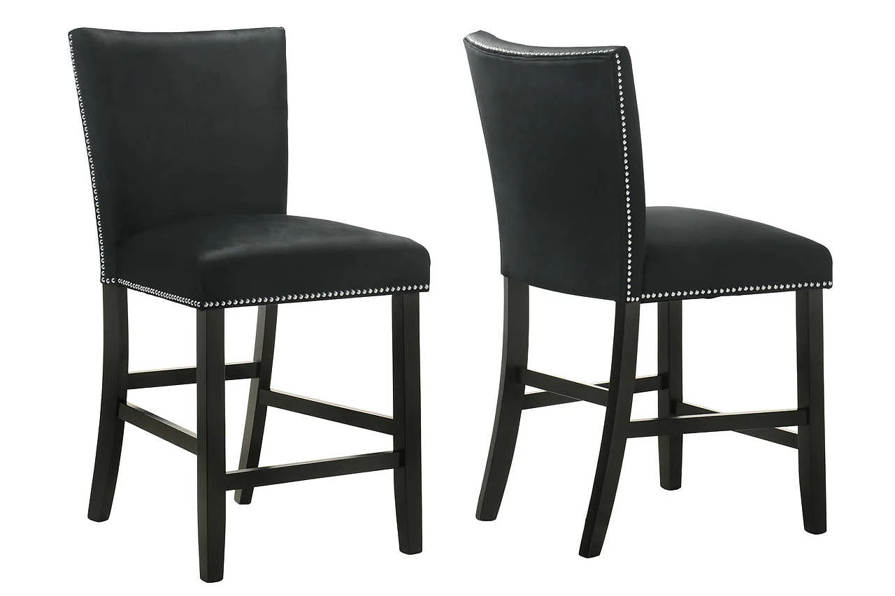 Valentino Black Marble Top Counter Height Set - Image 3