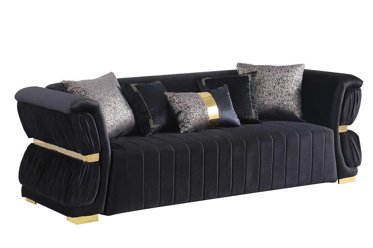 Anna Black 2-Piece Living Room Set - Image 3