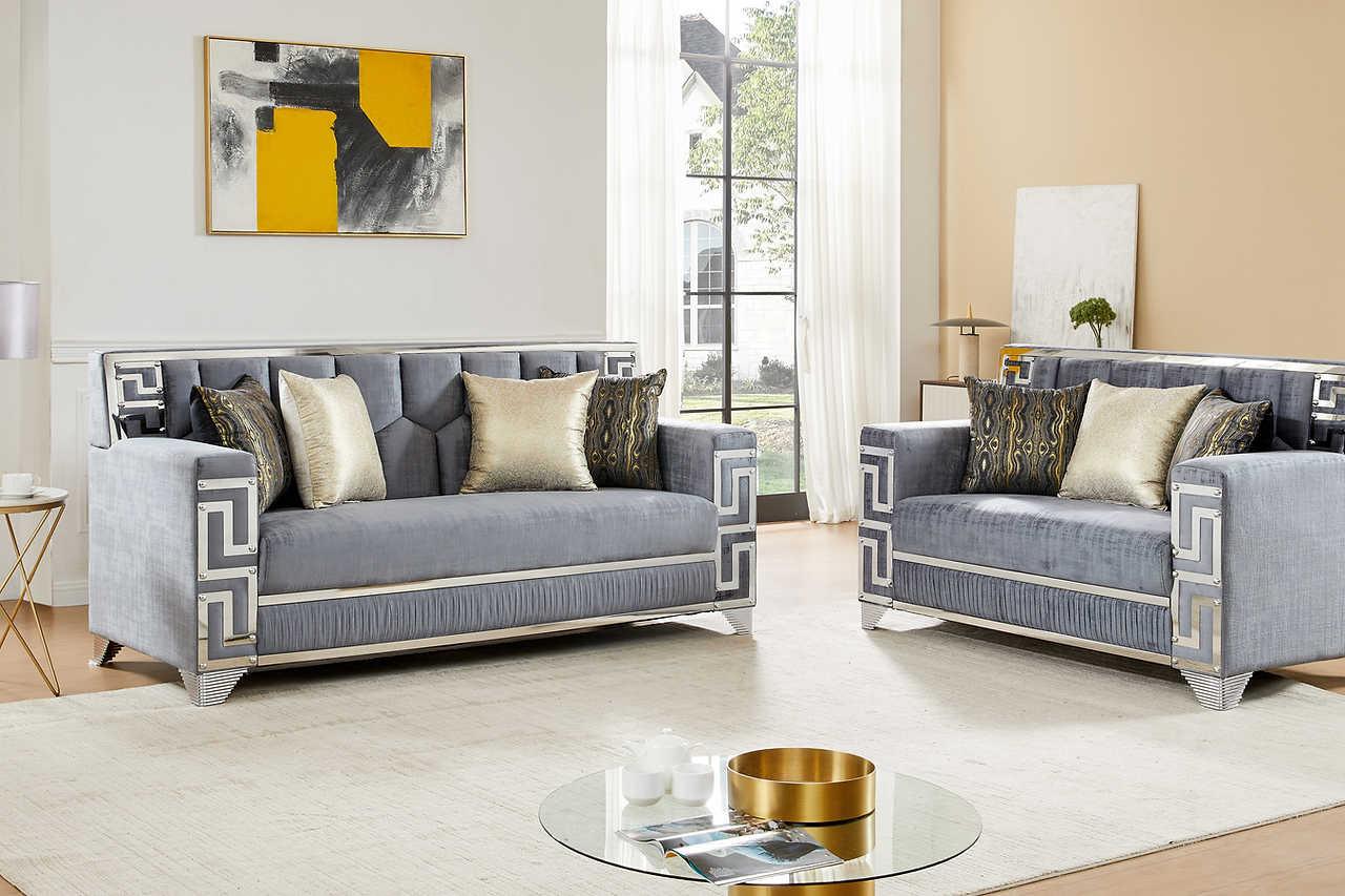 Hira Grey Chair - Image 3