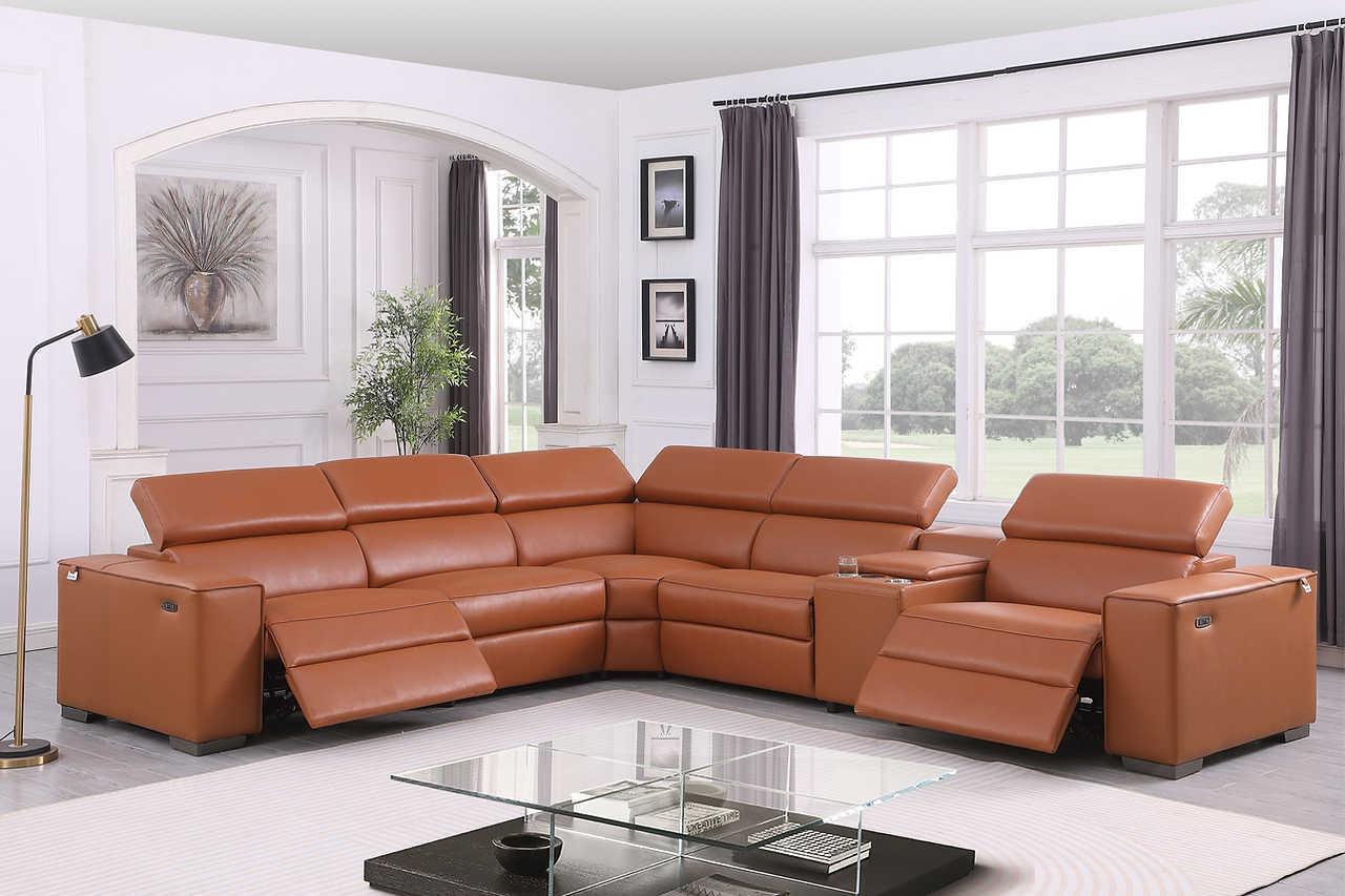 Picasso Carmel 6-Piece 2 Power Reclining Sectional - Image 1
