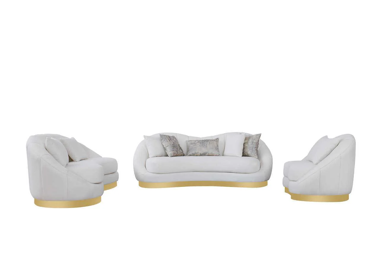 Olena Ivory 2-Piece Living Room Set - Image 3