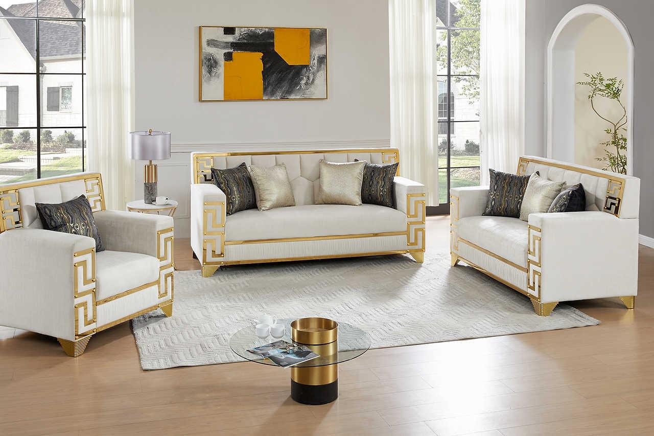 Hira Cream Chair - Image 2